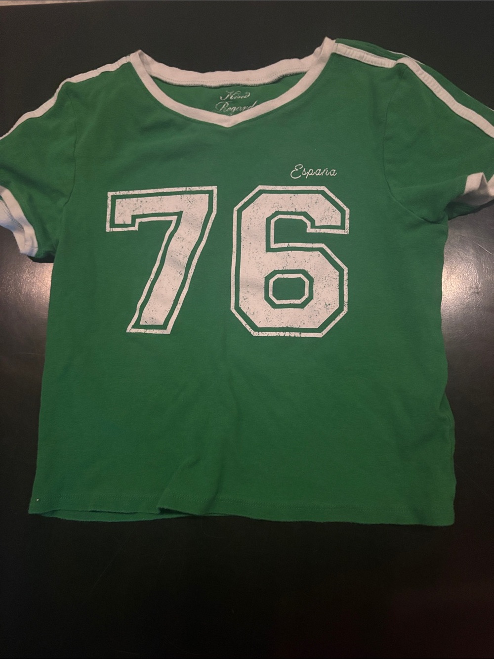 Green Espana '76 Short Sleeve Crewneck Tee